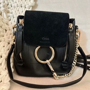 Authentic Chloe Faye Mini Backpack